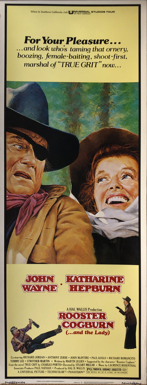 rooster cogburn 1975 insert card